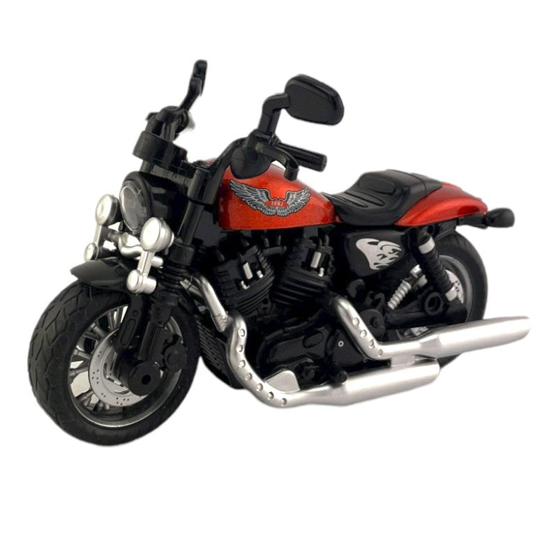 Macheta motocicleta 1:12 mecanism inertial efecte sonore far led 14-7.5-10 cm