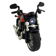 Macheta motocicleta 1:12 mecanism inertial efecte sonore far led 14-7.5-10 cm