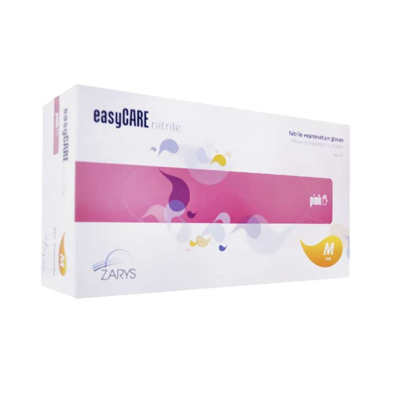Manusi de Unica Folosinta nitril set 100 bucati marime M Roz