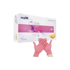 Manusi de Unica Folosinta nitril set 100 bucati marime M Roz
