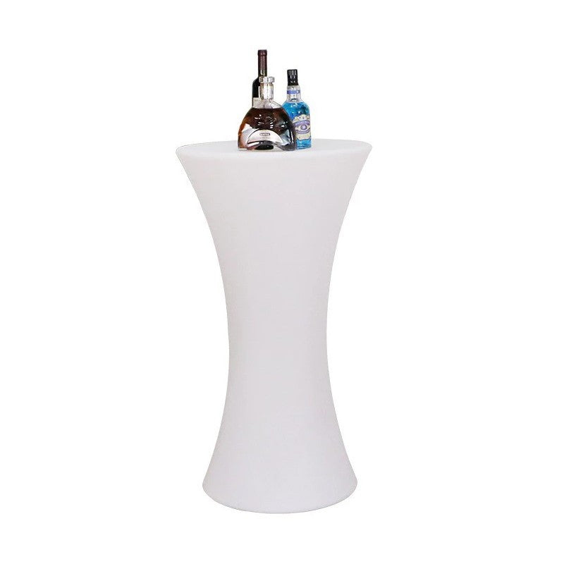 Masa cocktail iluminata led rgb 16 culori interschimbabile control telecomanda 112x58 cm
