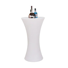 Masa cocktail iluminata led rgb 16 culori interschimbabile control telecomanda 112x58 cm