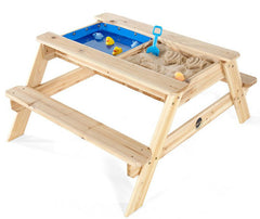Masa de joaca din lemn cu activitati, 2in1 Surfside Sand & Water Plum