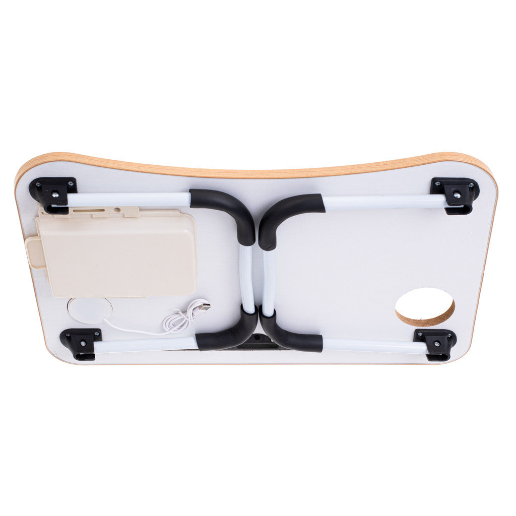 Masa pliabila pentru Laptop  cu ventilator lampa si USB