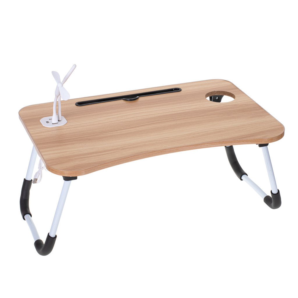 Masa pliabila pentru Laptop  cu ventilator lampa si USB