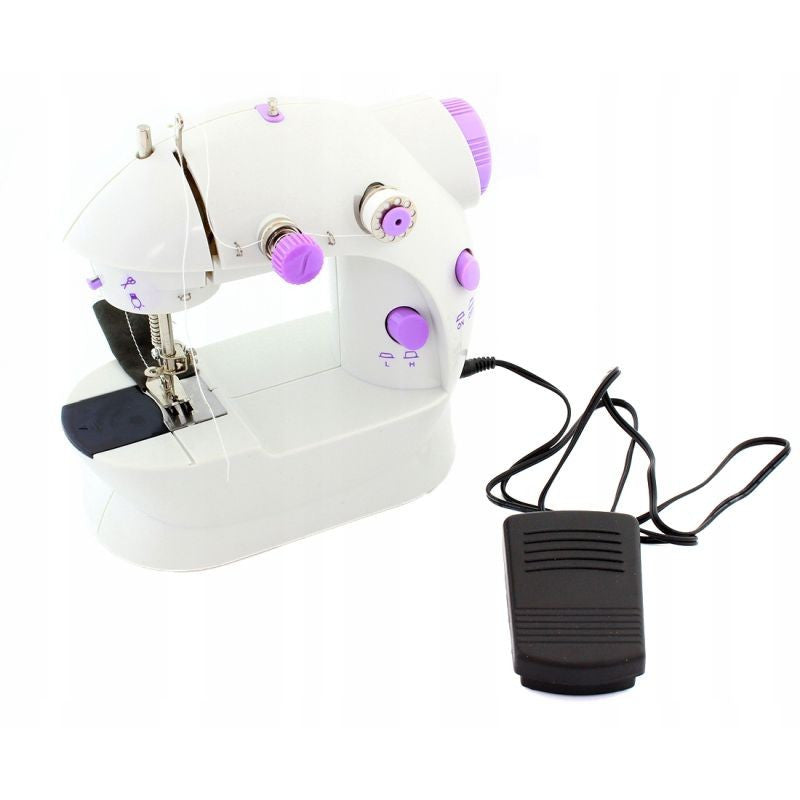 Masina de Cusut Portabila 2 viteze cusatura cu lant drept functie bobinare Led