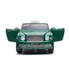 Masina electrica de jucarie bentley mulsanne 2-35w mp3 ma-im 30 kg telecomanda roti eva verde