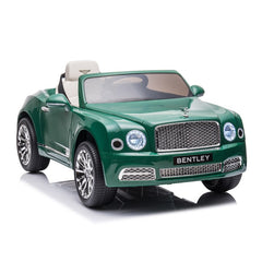 Masina electrica de jucarie bentley mulsanne 2-35w mp3 ma-im 30 kg telecomanda roti eva verde