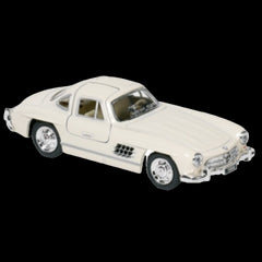 Masinuta die cast Mercedes-Benz 300SL Coupe 1954 scara 1:36 12.8 cm alb