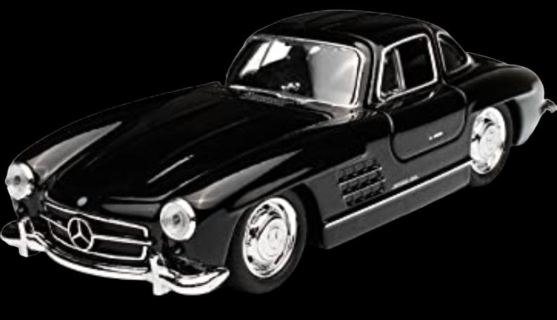 Masinuta die cast Mercedes-Benz 300SL Coupe 1954 scara 1:36 12.8 cm negru