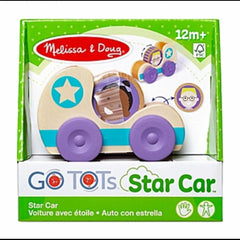Masinuta din lemn Blue Star colectia GO TOTs