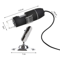 Microscop digital portabil 1600- USB Foto-Video 8 Led-uri Zoom digital 5x