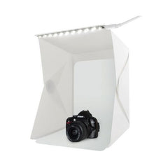 Mini cub foto pliabil fundal iluminat de 20 led-uri smd microusb 5v 22x23 cm