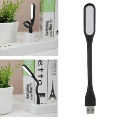 Mini lampa led flexibila 1.2w alimentare usb portabila neagra 16 cm