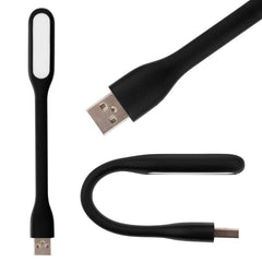 Mini lampa led flexibila 1.2w alimentare usb portabila neagra 16 cm