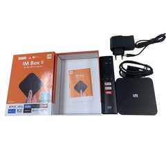 Mini pc im box android tv mira cast 4k ultra hd quad-core 2.0 ghz telecomanda