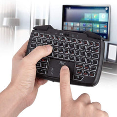 Mini tastatura Wireless 3 in 1 Touchpad, Gamepad cu vibratii, Turbo pentru PC, PS3, Android, TV Box, Smart TV