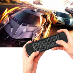 Mini tastatura Wireless cu Telecomanda Smart TV, Xbox, PS4, Airmouse 3D 6 axe, Rii MX6