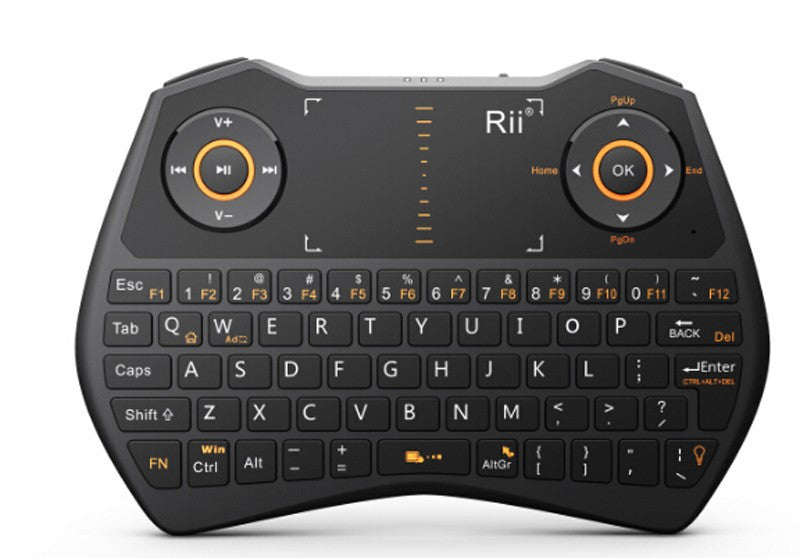 Mini tastatura Wireless iluminata cu functie de Airmouse riitek i28