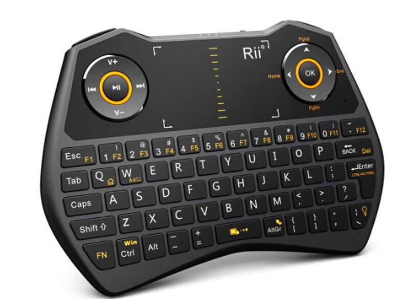 Mini tastatura Wireless iluminata cu functie de Airmouse riitek i28