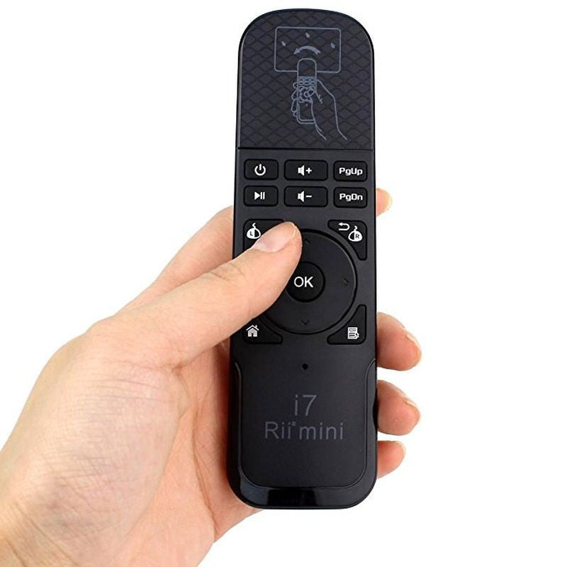 Mini Telecomanda Airmouse Wireless pentru Smart TV si PC, i7 rii