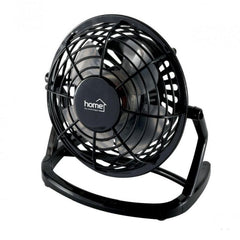 Mini ventilator de birou cu alimentare USB negru 10 cm Home