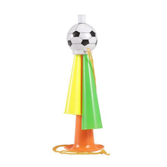 Mini vuvuzela cu 3 trompete tricolora 13 cm