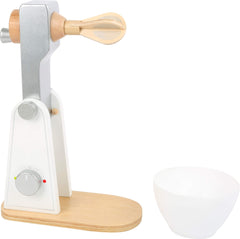 Mixer din lemn pentru copii alb