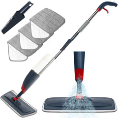 Mop cu pulveriator 3 lavete 180 grade capacitate rezervor 600 ml inaltime 102 cm