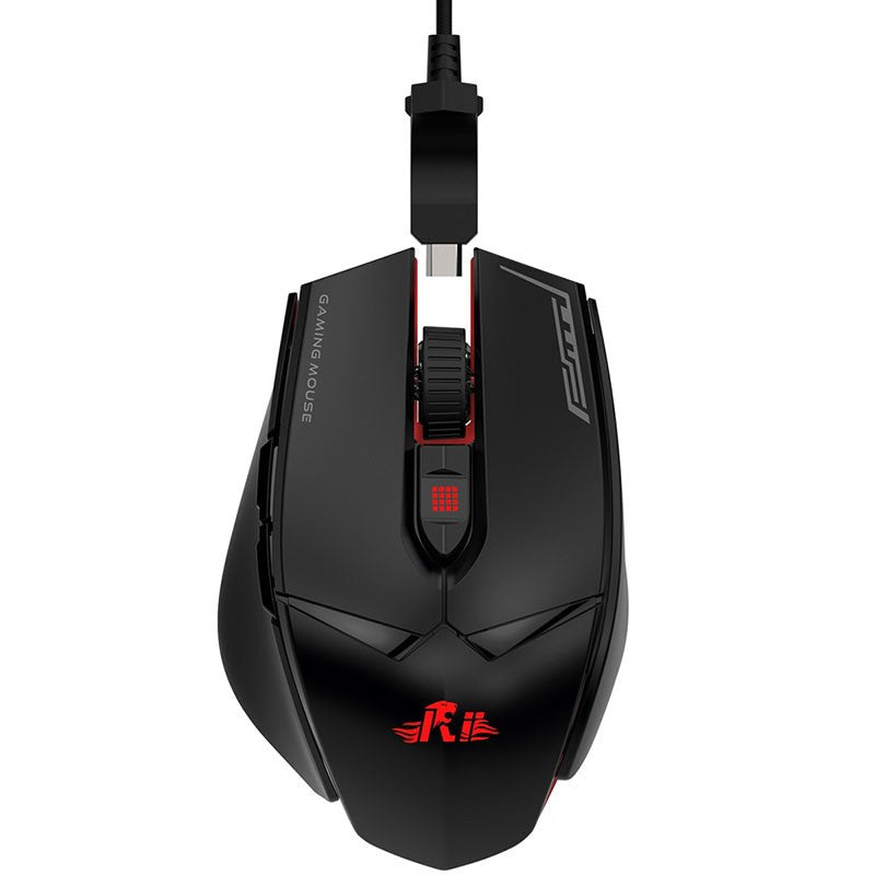Mouse Gaming Optic 12000 dpi cu fir 7 butoane USB LED