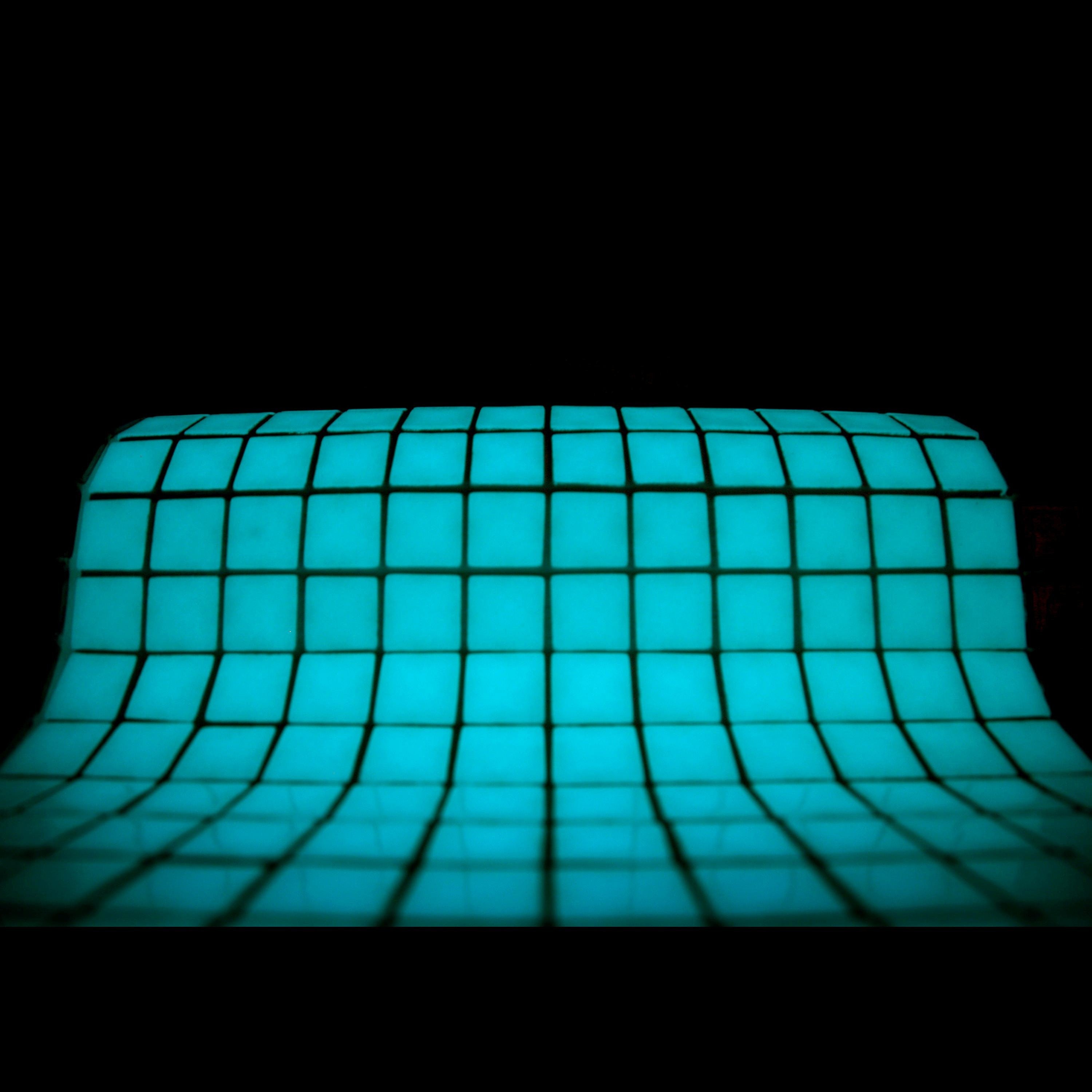 Mozaic Fosforescent care lumineaza Aqua 30x30 cm Decoratiune Glow