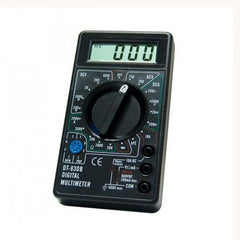 Multimetru afisaj Lcd digital Aparat Masura 19 scale 2 testere negru