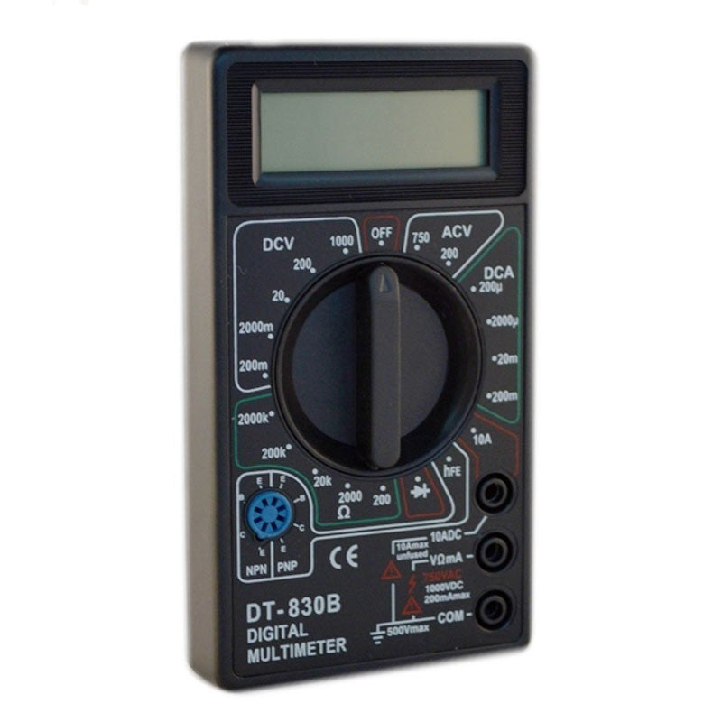 Multimetru digital profesional lcd 9v 19 scale masura negru