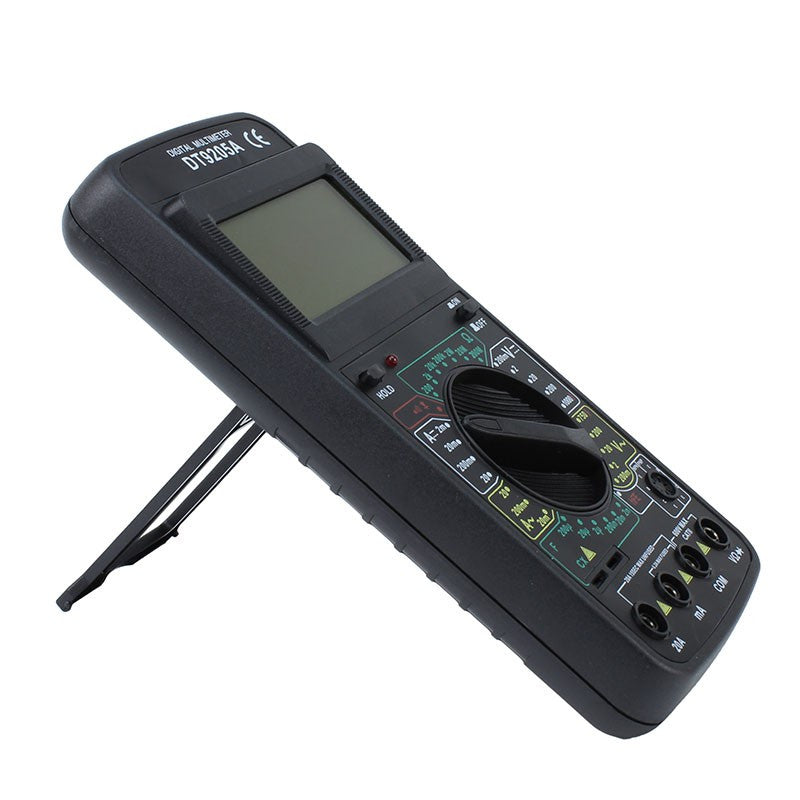 Multimetru digital Uat-d ecran Lcd 9v carcasa Antisoc negru