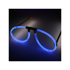 Ochelari luminescenti forma aviator accesoriu neon party diverse culori culoare albastru