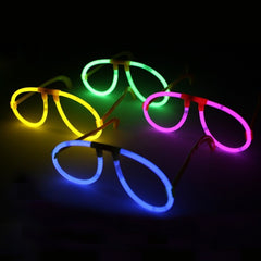Ochelari luminescenti forma aviator accesoriu neon party diverse culori culoare albastru