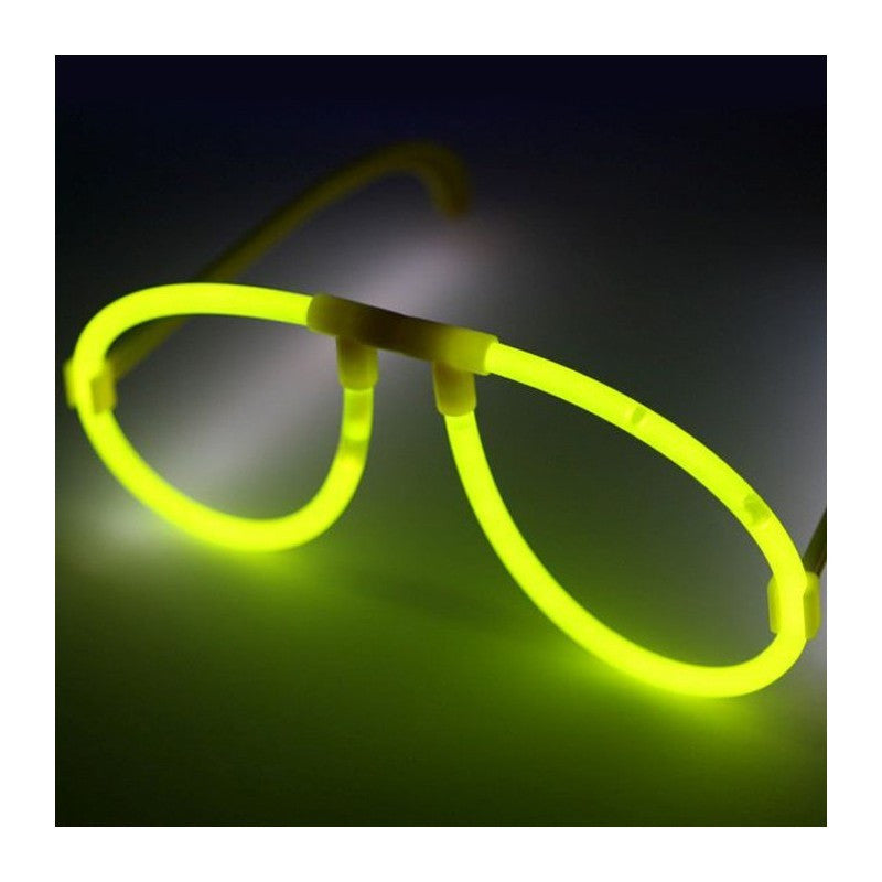 Ochelari luminescenti forma aviator accesoriu neon party diverse culori culoare galben