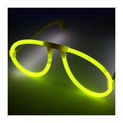 Ochelari luminescenti forma aviator accesoriu neon party diverse culori culoare galben