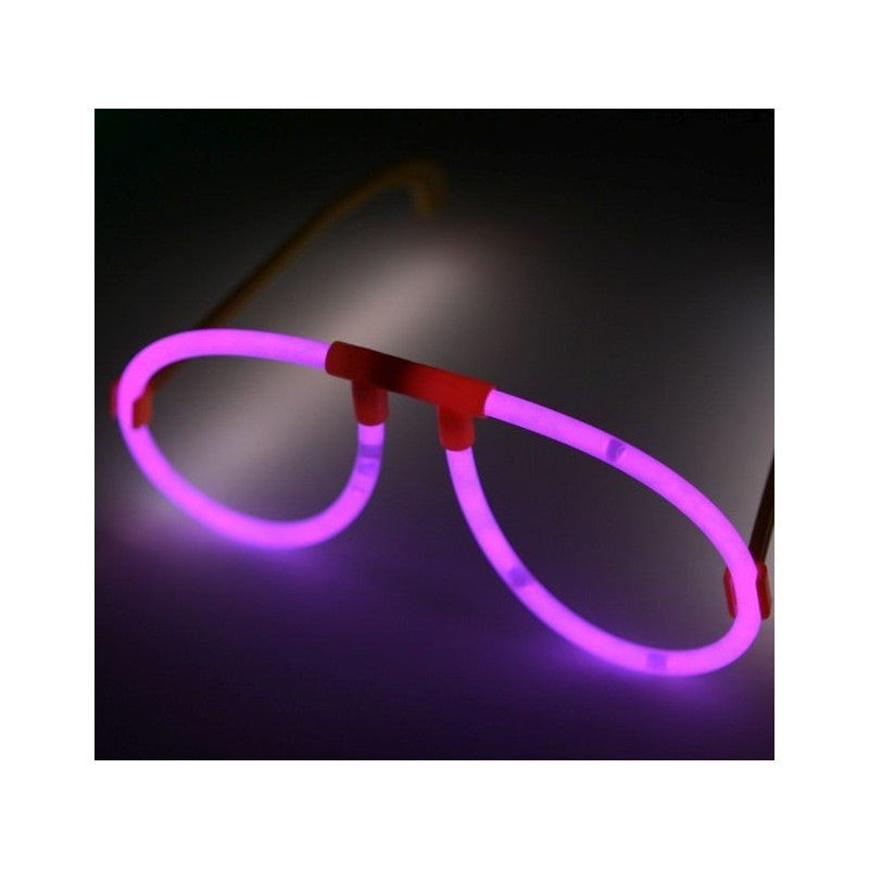 Ochelari luminescenti forma aviator accesoriu neon party diverse culori culoare roz