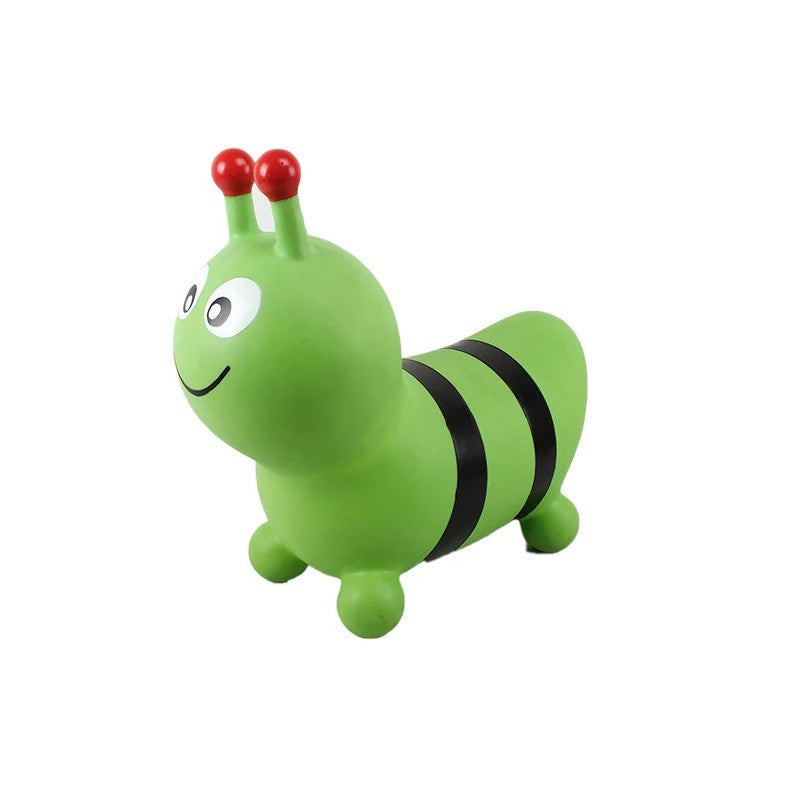 Omida gonflabila pentru sarit cauciuc verde 56x25x45 cm