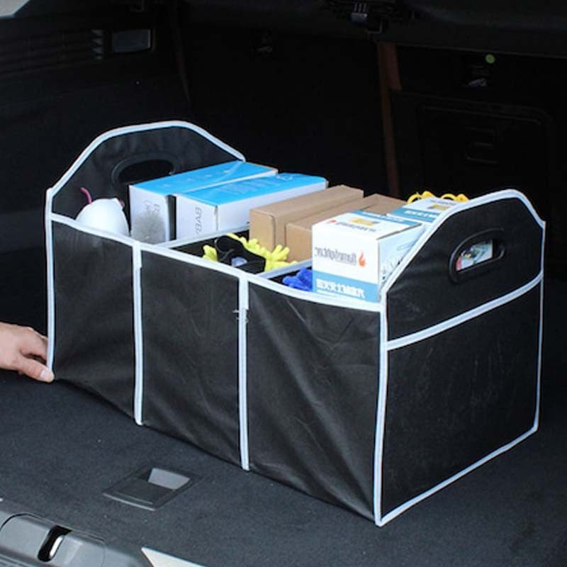 Organizator pliabil pentru portbagaj auto 3 compartimente  55x32x32 cm
