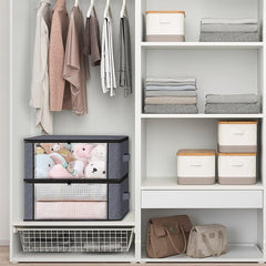 Organizator textil imbracaminte 35 litri doua manere transport fereastra transparenta 50x35x20 cm