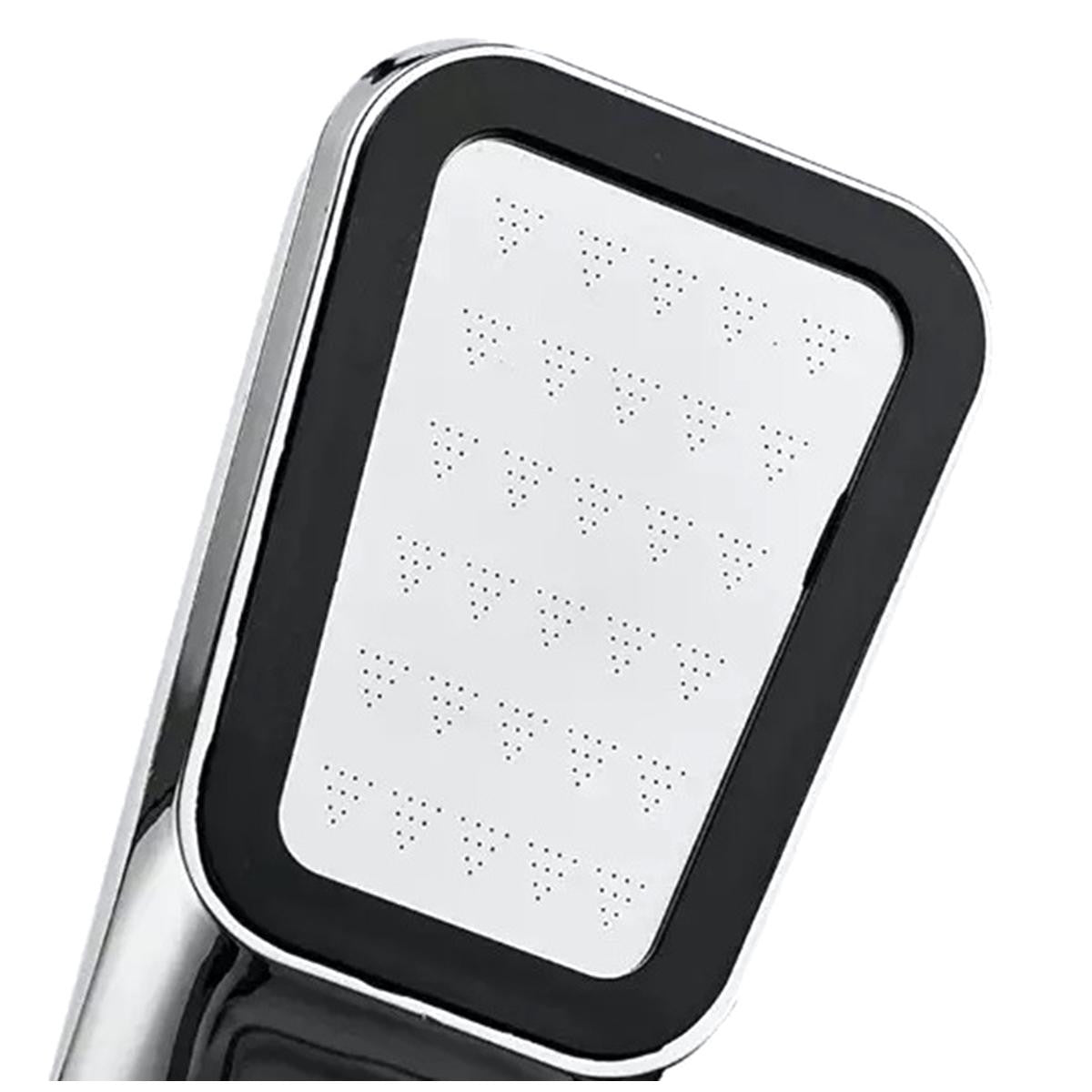 Para de dus eleganta Trapezoidala Cromata pentru furtun de dus standard