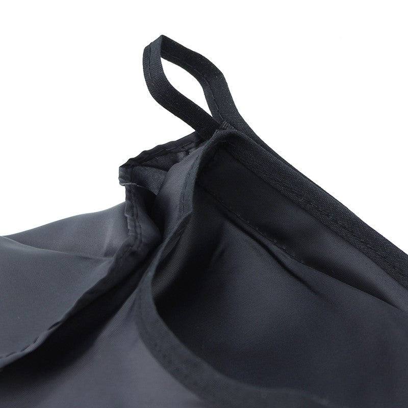 Pelerina pentru coafor si frizerie 140-125 cm impermeabila prindere scai negru