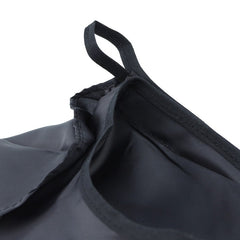 Pelerina pentru coafor si frizerie 140-125 cm impermeabila prindere scai negru