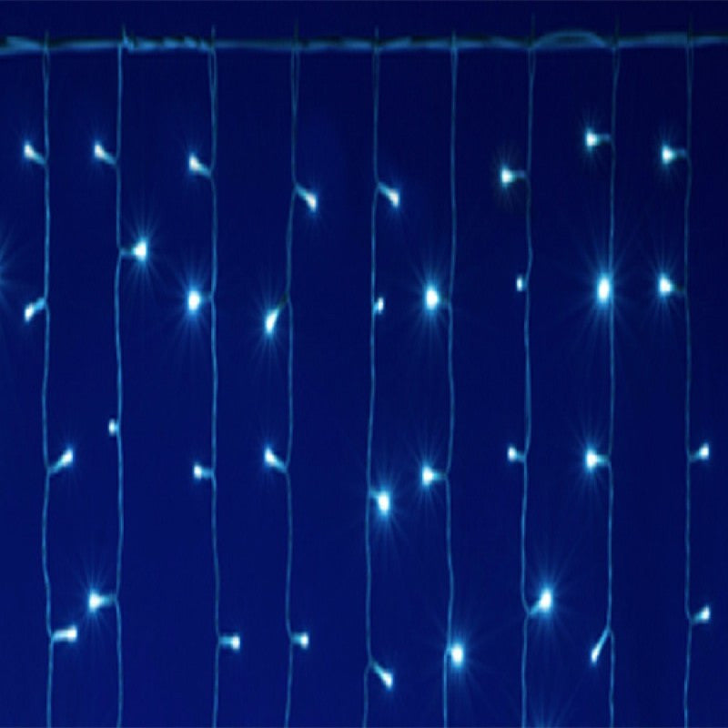 Perdea Craciun luminoasa 600 led-uri  2x3 m lumina alb rece