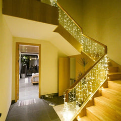 Perdea de lumini 200 Led-uri tip Sloi de Gheata cu lumina statica lungime 5 m