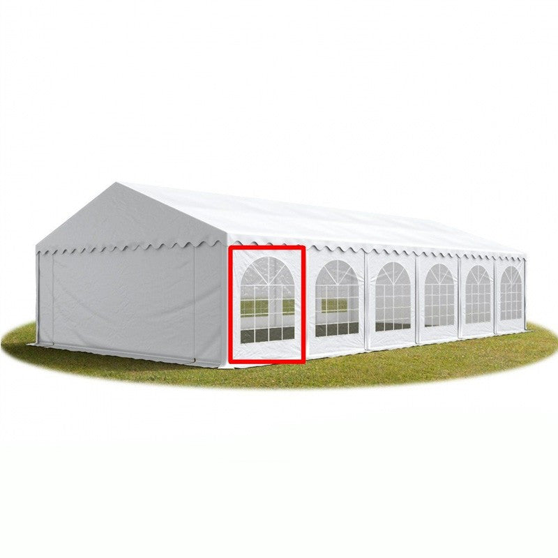 Perete cort dimensiune 2x2.6 m cu fereastra ignifugat 480 gmp pvc alb