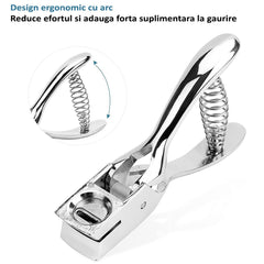 Perforator pentru carduri etichete tip cleste gaura 13-3 mm metalic