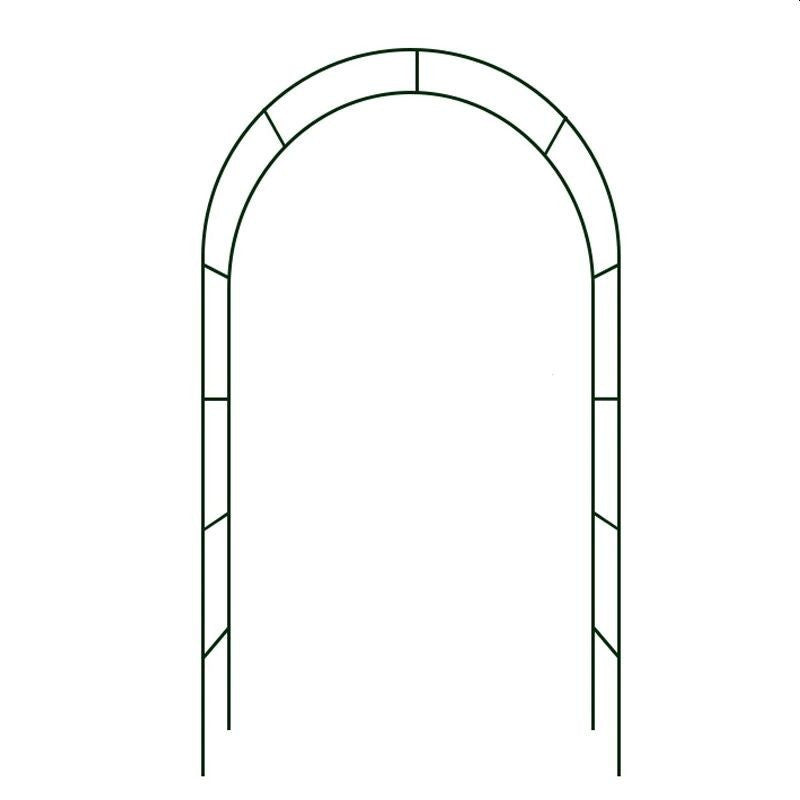 Pergola gradina arcada metalica pentru flori 240x140x37 cm